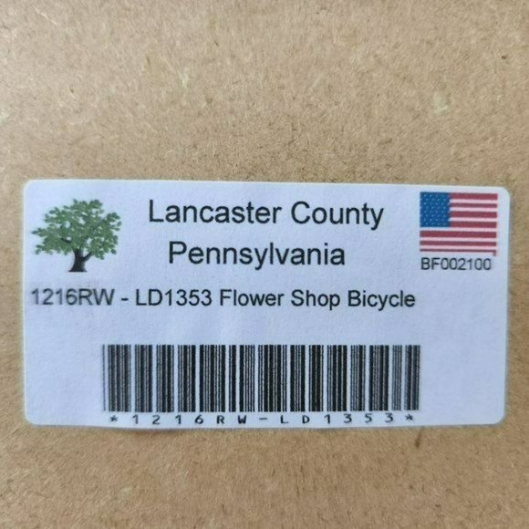 Flower Shop Bicycle Printed Framed Wall Art - Picture 9 of 15